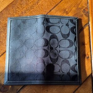 Coach checkbook cover